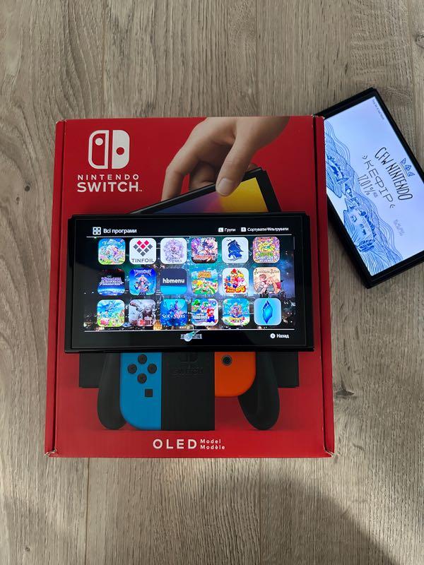 Nintendo Switch OLED 128Гб вживана(прошита, чіпована) + ігри